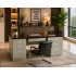 DL075 - BUREAU METALLIQUE 30X60 DE 6 TIROIRS (760X1525X750)