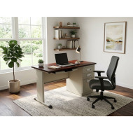 DL073A - BUREAU METALLIQUE 24X48 3 TIROIRS (600X1220X750)