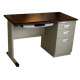 DL073B - BUREAU METALLIQUE 30X48 DE 3 TIROIRS (760X1220X750)