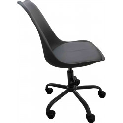 BLOKHUS - High Back Office Chair - Swivel & Adjustable - Light Gray	