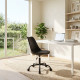 Blokhus - Chaise de Bureau à Dossier Haut - Pivotante et Ajustable - Gris Clair