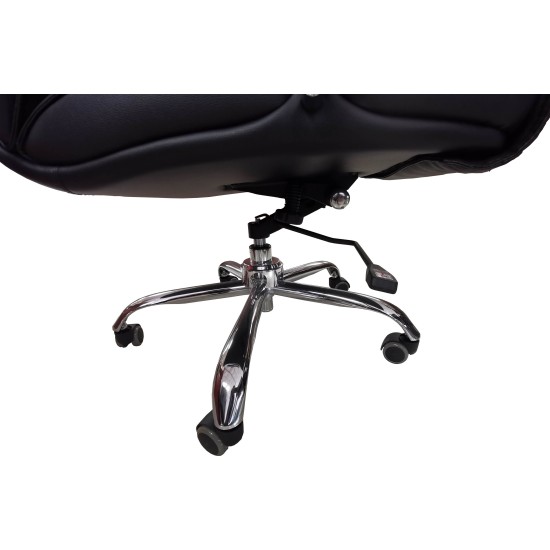 B516 - Highback Office Chair Adjustable and Swivel - Black				