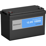 Batterie au Lithium 3000 Cycles 12,8 V/100 Amp. 1,28 kwh - par Westpoint