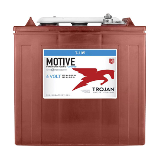 Batterie 6 Volts 225 Amps Deep Cycle Trojan