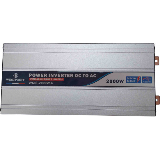 WSIS2000W.C - Onduleur à Onde Sinusoïdale 1500W / 24VDC à Chargeur Intégré FCT 110 par Westpoint