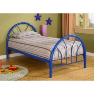 1111T - TWIN BED (50X1.0MM) STEEL TUBE BLUE COLOR