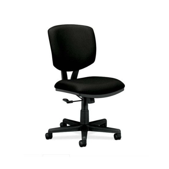 H5701GA10T TASK CHAIR BLACK WALNUT FABRIC SEAT