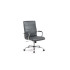 HX-8116H H-BACK OFFICE CHAIR GRAY W/CHROMED