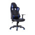 OPULENT RACING HIGH BACK BLACK + BLUE OFFICE